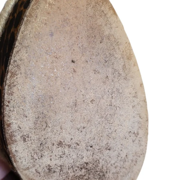 ❤ D&G DOLCE & GABBANA vestiaire collection Leopard  Wedge Platform Sandals - Picture 6 of 16